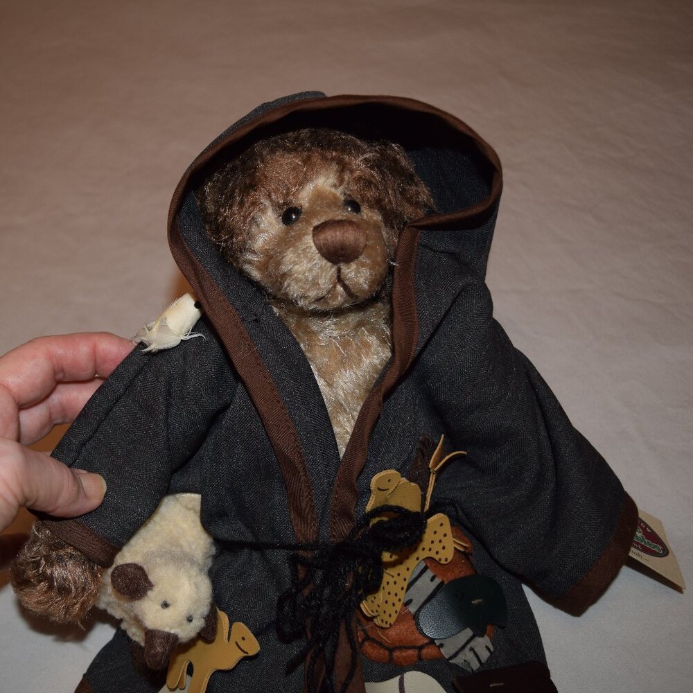 Vintage 1998 Ganz Cottage Collectibles Noah Mohair Mohair 13" tall